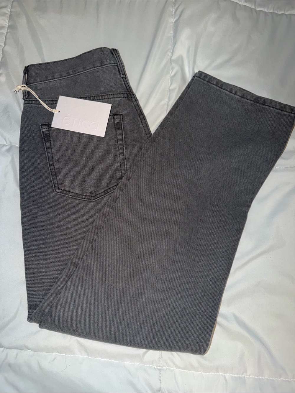 Etica High-Rise Women's Jeans in Charcoal gray